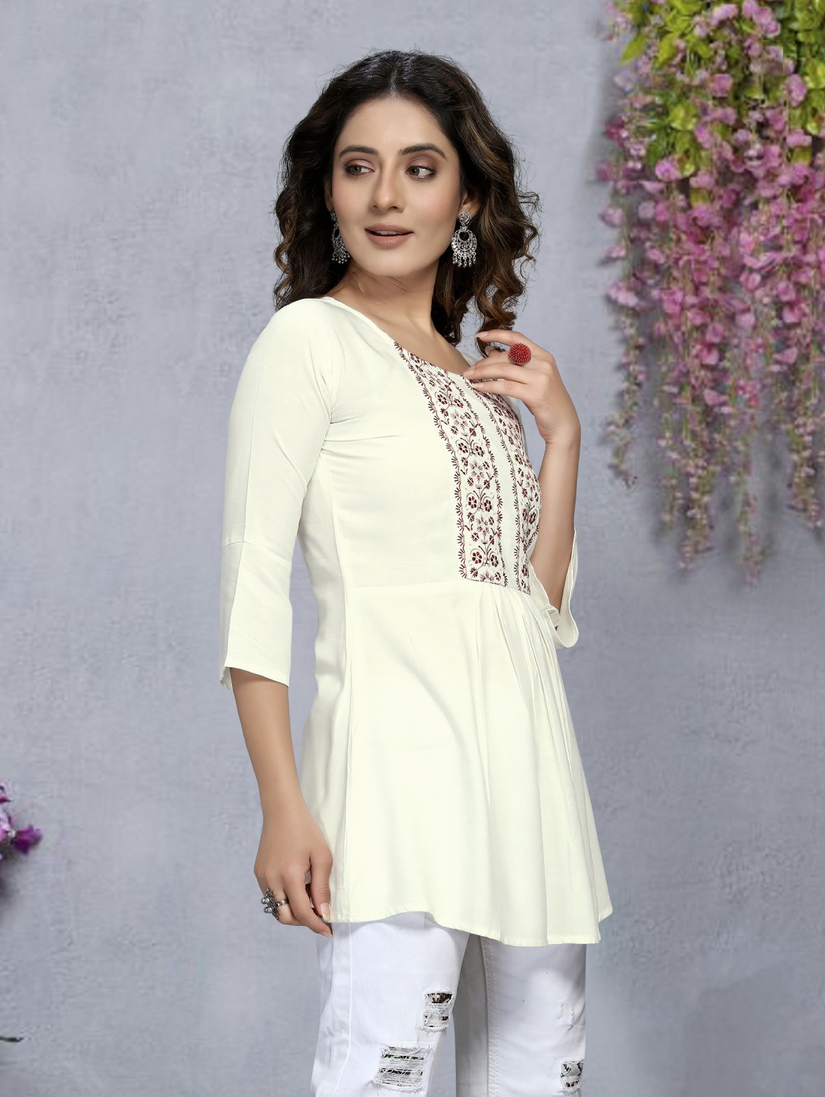 Salsa 9 Fancy Ethnic Wear Stylish Designer Ladies Top Collection